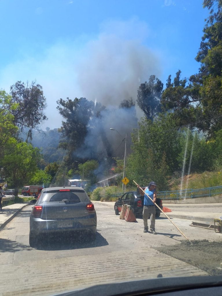 salir parque cantante Incendio forestal en el sector de Rodelillos en Valparaíso – G5noticias