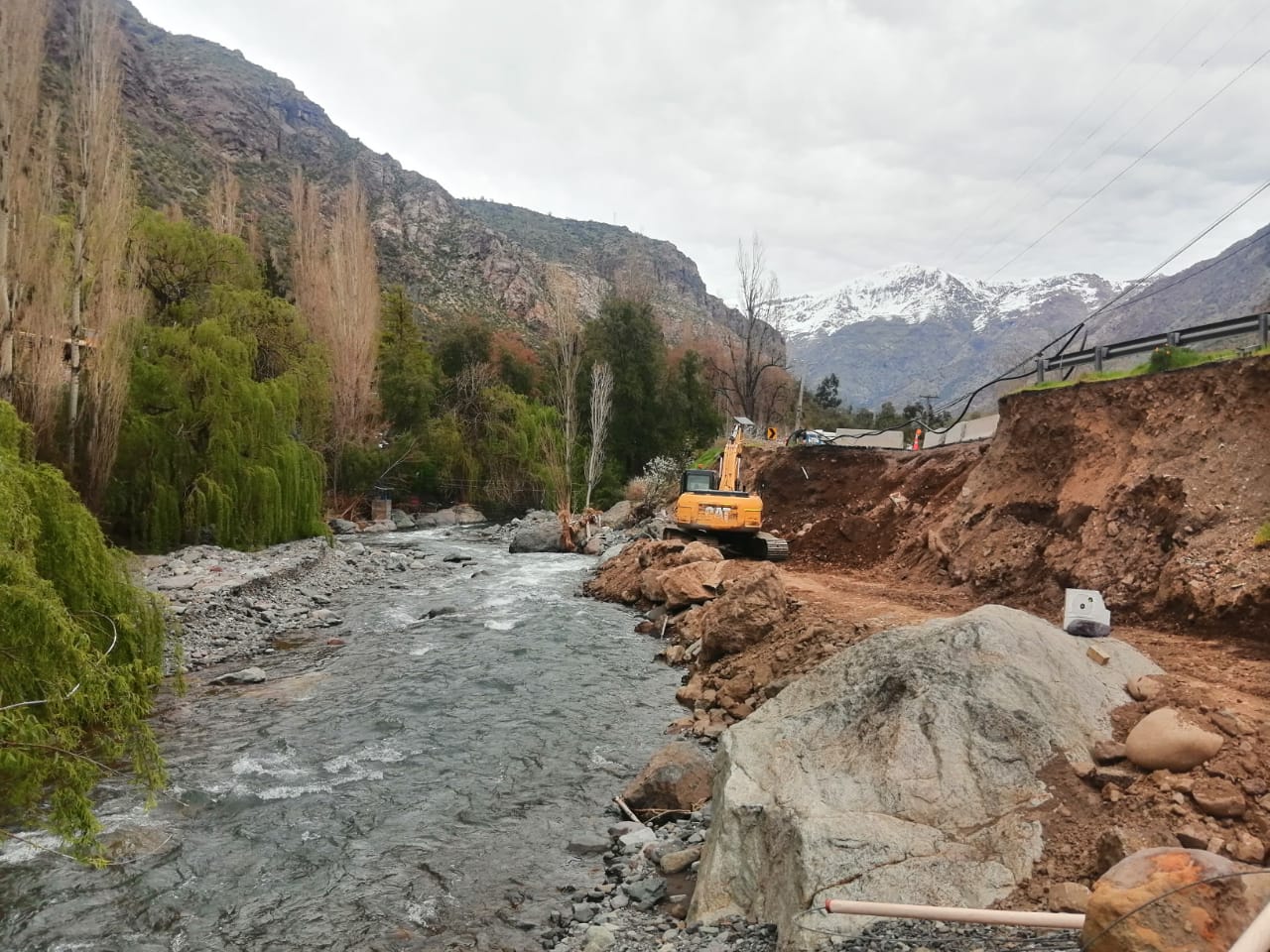 MOP avanza con obras de recuperación del Camino Internacional en la ...