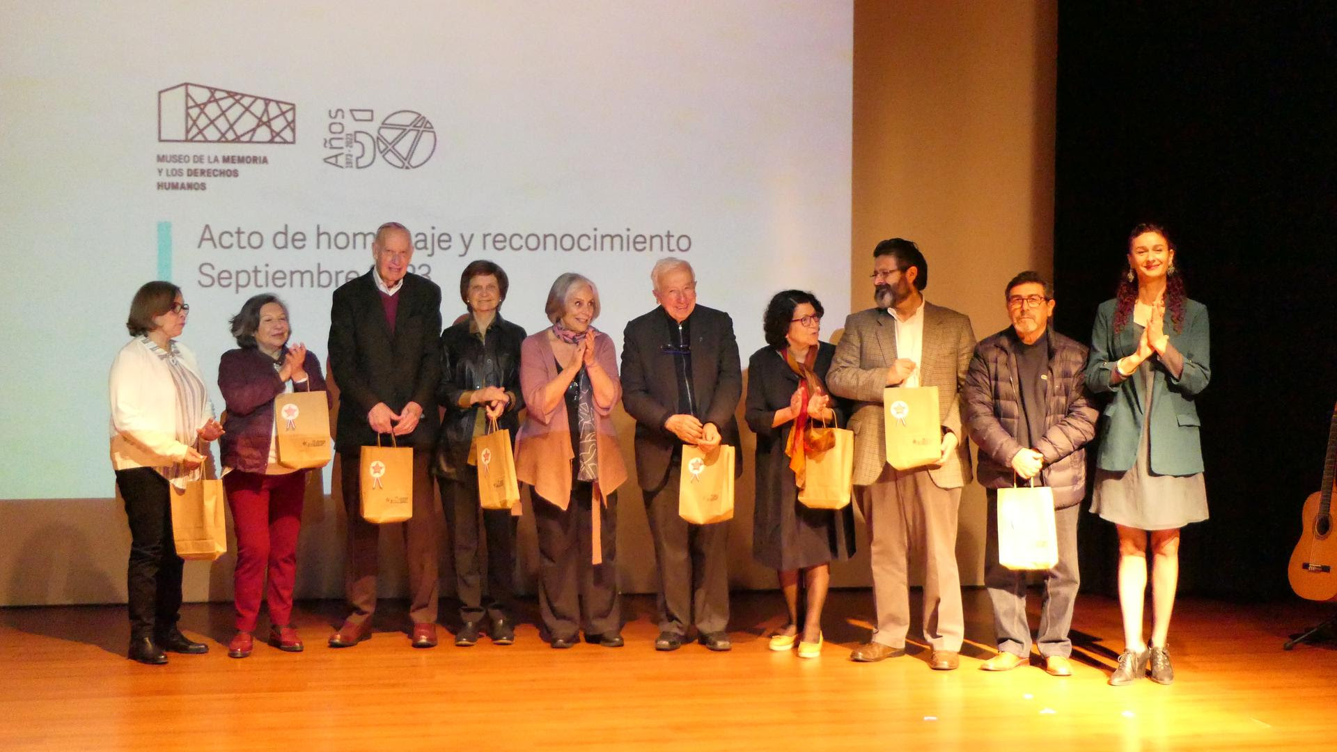 Museo de la Memoria y los Derechos Humanos rinde homenaje a María Luisa