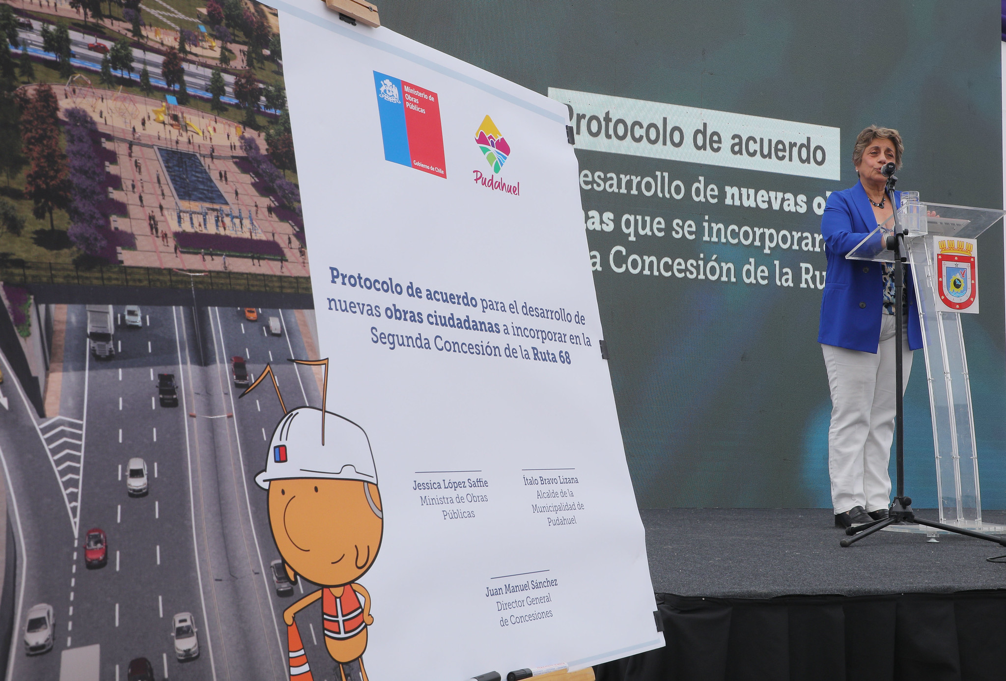 MOP y Municipalidad de Pudahuel firman acuerdo para la construcción de ...