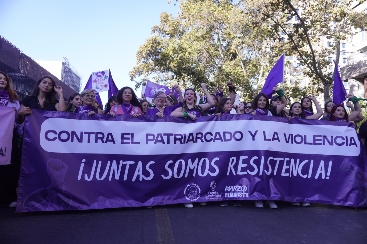 Diputadas frenteamplistas se suman a la marcha del 8M en Santiago y ...
