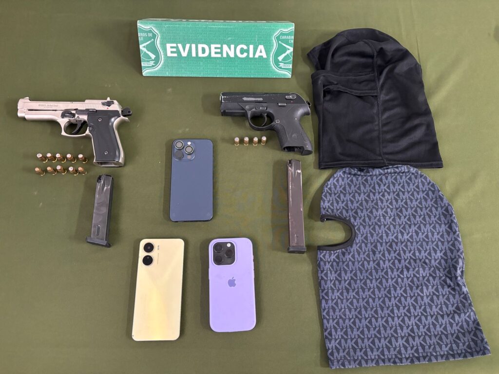 Detienen a 4 sujetos que portaban armas y diferentes elementos para ...