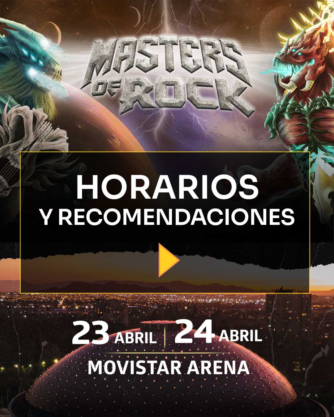 Masters of Rock Chile 2025 enciende motores y revela los horarios ...
