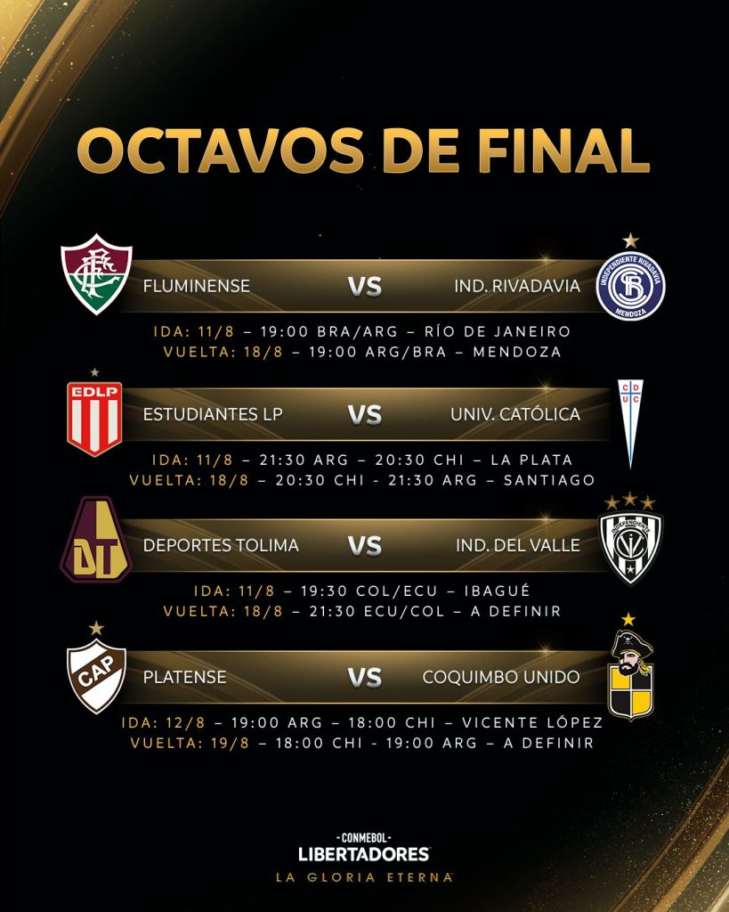 Conmebol definió fecha y hora para los partidos de la UC y Coquimbo ...