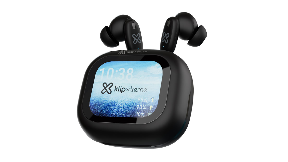 Klip Xtreme llega a Chile con los DynaBuds: audífonos TWS con pantalla táctil y cancelación activa de ruido