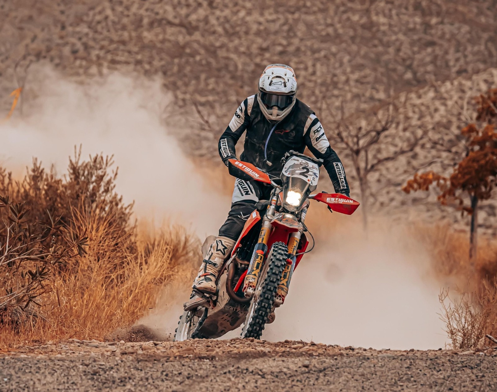 Chileno Bruno Bozzo es subcampeón de España en Moto Rally Cross Country